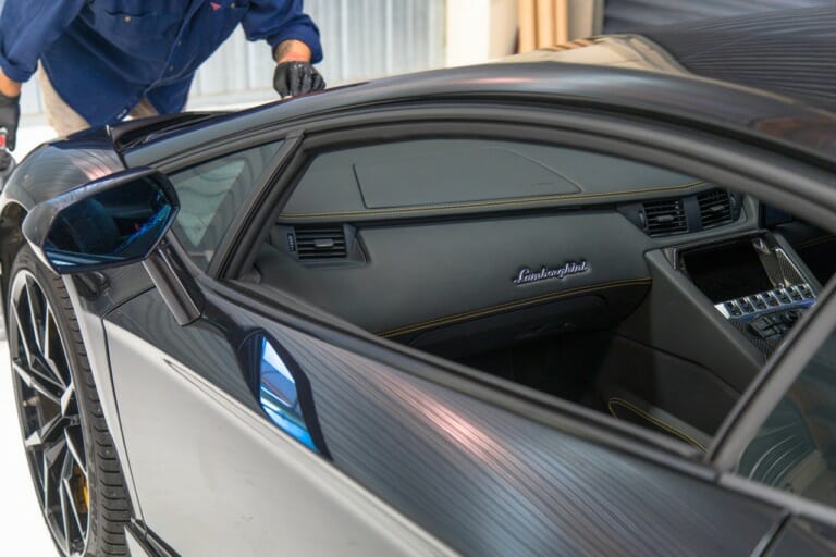 Wrap Innovations in Process - Lamborghini Aventador wrap - Wellington (1)