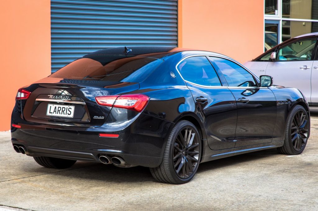 Before Larris Maserati 6 copy 3 - Wrap Innovations - Car Wrap, Blackout, Window Tinting Specialist Wellington