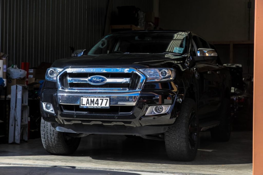 Ranger XLT Satin Blackout copy - Wrap Innovations - Car Wrap, Blackout, Window Tinting Specialist Wellington