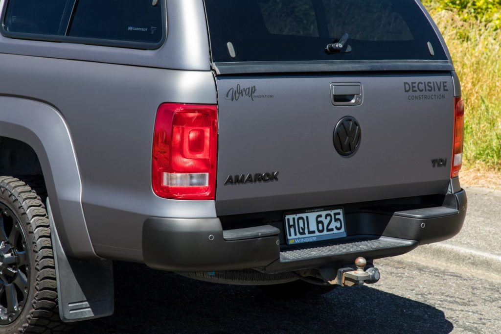 VW Amarok Full Wrap Dechrome Tints 18 copy - Wrap Innovations - Car Wrap, Blackout, Window Tinting Specialist Wellington