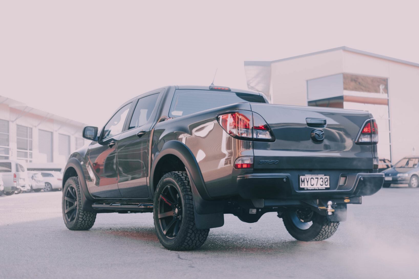 Wrap Innovations Gallery Mazda BT50 Blackout 4 - Wrap Innovations - Car Wrap, Blackout, Window Tinting Specialist Wellington